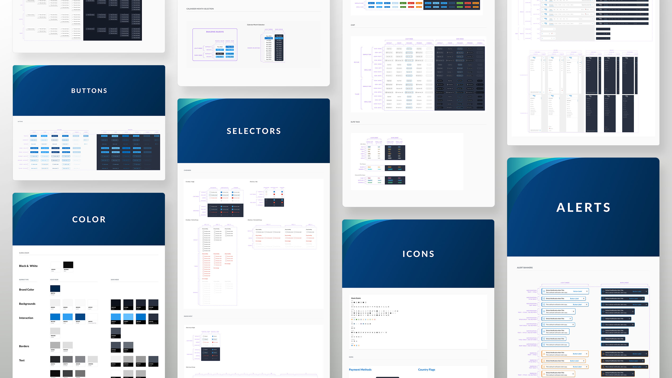 Alaska Airlines - Design System Layout